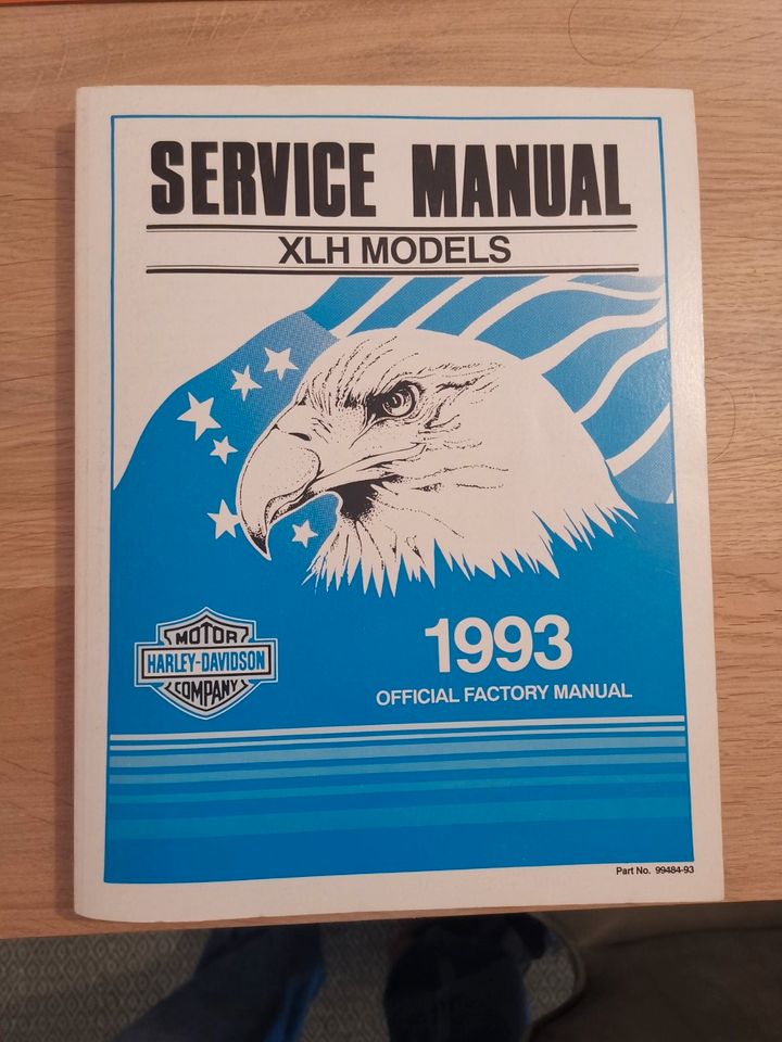 Harley Davidson Service Manual XLH Models 1993 in Waldems