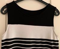 Kleid Feinstrick Stretch schwarz weiß gestreift Gr. 38 ⭐️ Walle - Steffensweg Vorschau