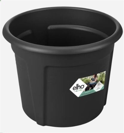 Elho GREEN BASICS KARTOFFELTOPF 33CM LIVING SCHWARZ in Frankfurt am Main