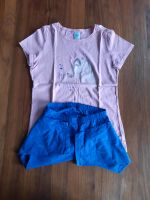 Sanetta Schlafanzug kurz Mädchen Gr. 140 Pferd rosa blau Shirt Baden-Württemberg - Erligheim Vorschau