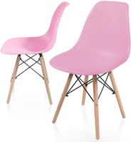 Vintage Stuhl Esszimmer Stuhl Kunststoff Rosa 2 Set Hessen - Hainburg Vorschau