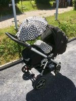 Gesslein Kombi Kinderwagen F4 schwarz-weiß Thüringen - Judenbach Vorschau