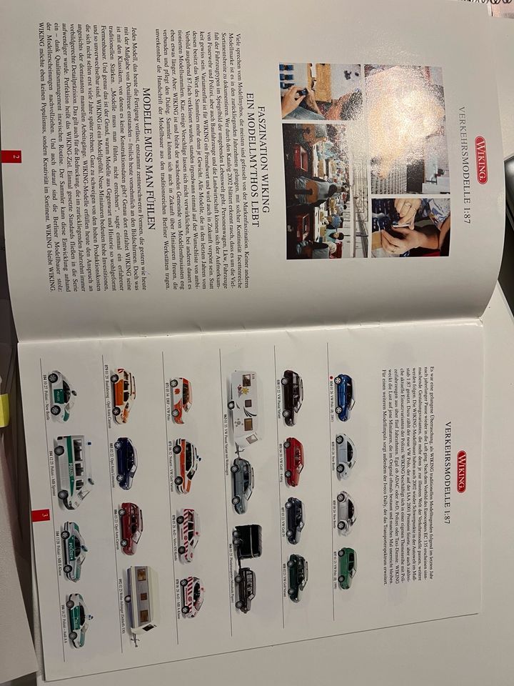 Wiking Modellautos Katalog  2002 in Bielefeld