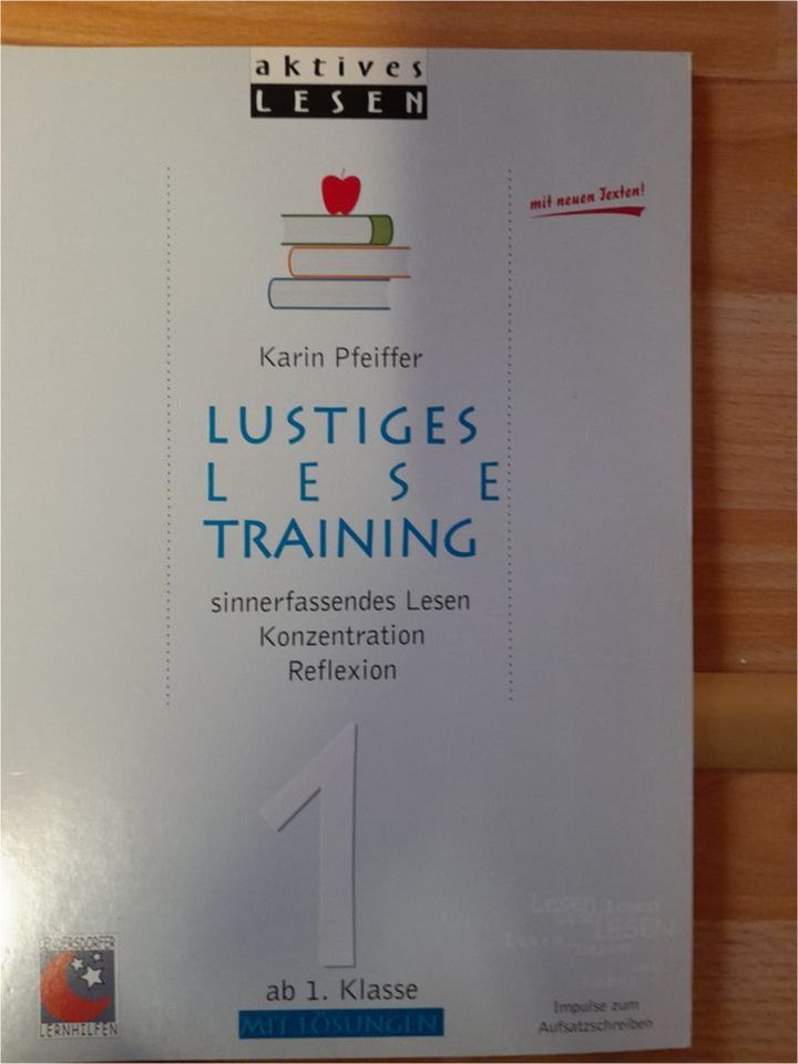 Lustiges Lesetraining ab der 1. Klasse, an 7 J in Hof (Saale)