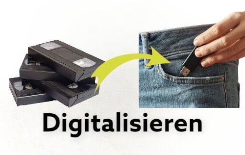 VHS / VHS-C / Video8/ Hi8/ MiniDV Videokassetten digitalisieren in Marl