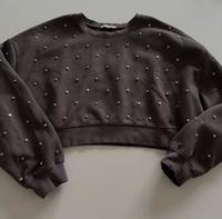 Zara Sweatshirt Nieten oversized grau S Nordrhein-Westfalen - Kempen Vorschau