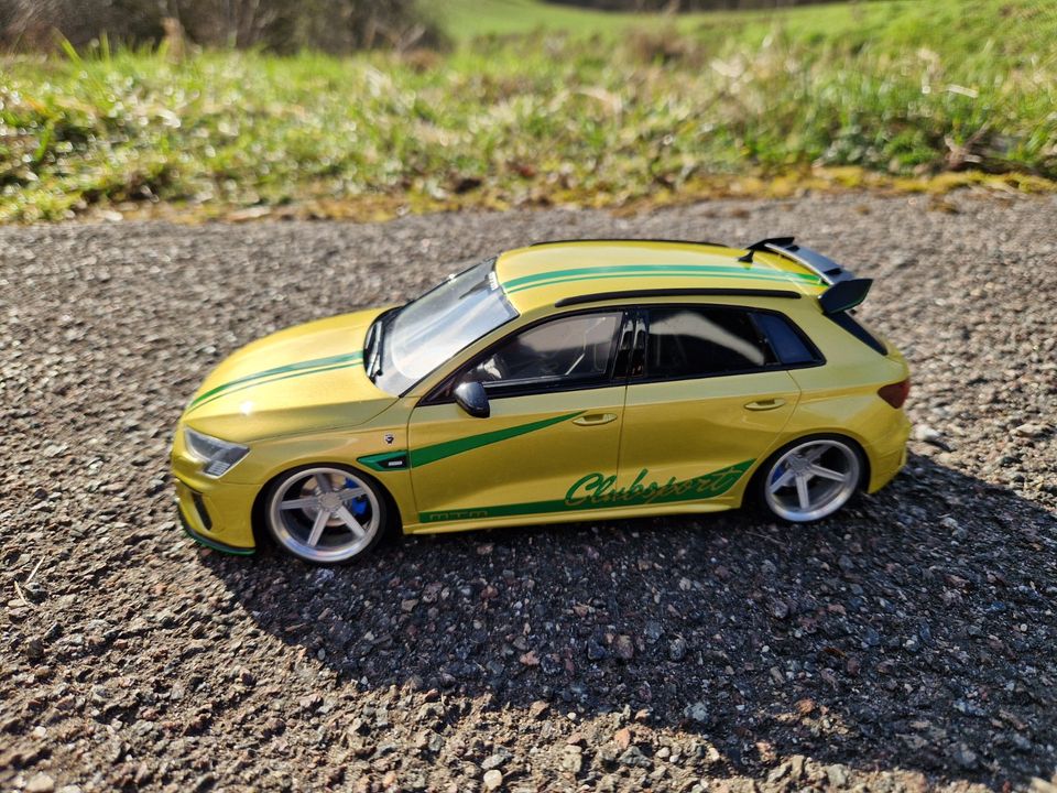 1:18 MTM Audi S3 Tiefer Tuning mit 19 Zoll MB KV1 Echt Alu Felgen in Eisleben