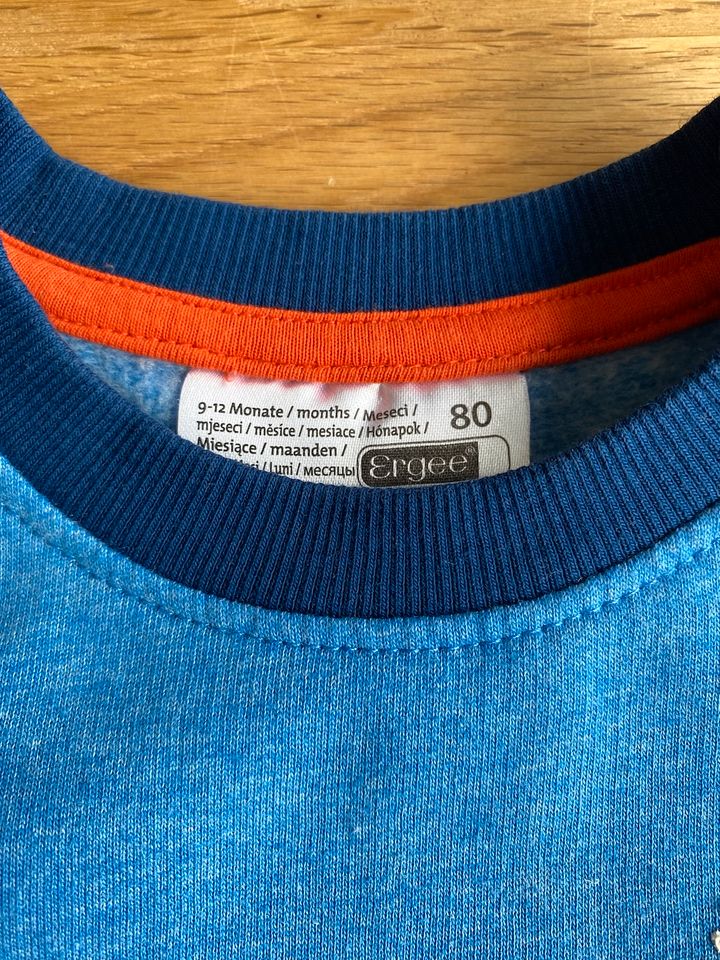Sweatshirt/Pullover  - Topomini/Ergee - Gr.80 - neuwertig in Wentorf