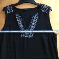 Neu Leinen Kleid Sommerkleid schwarz weiß Laura Torelli Größe 42 Bayern - Königsbrunn Vorschau
