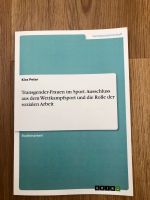 Transgender Frauen im Sport Studienarbeit Niedersachsen - Braunschweig Vorschau