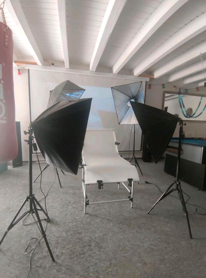 Fotostudio Artikelfotos Produktfotos Fototisch mit Studio Lampen in Gütersloh