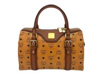 MCM Handtasche Boston Bag 30 Visetos Tasche Henkeltasche Cognac Schleswig-Holstein - Schleswig Vorschau