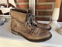 Stiefel 41 Stiefelette Leder braun fatte a mano Boots Bielefeld - Brackwede Vorschau