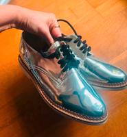 Derby Mokassins Silber 40 Leder Halbschuhe Another A neu Berlin - Wilmersdorf Vorschau