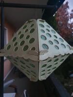 DDR Erzgebirge Pappe Falt Lampion, Lampe, alt, Rarität Bayern - Roth Vorschau