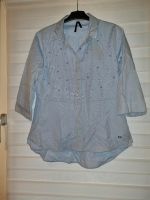 Glücksstern Bluse Perlen hellblau 3/4 Arm Gr.44 Neu Baden-Württemberg - Engelsbrand Vorschau