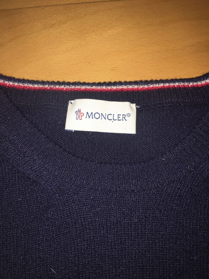 Moncler Pullover Jungen Gr. 140 Wolle blau in Königswinter