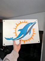 Deko Bild platte NFL fanart Miami dolphins logo football Niedersachsen - Wolfsburg Vorschau