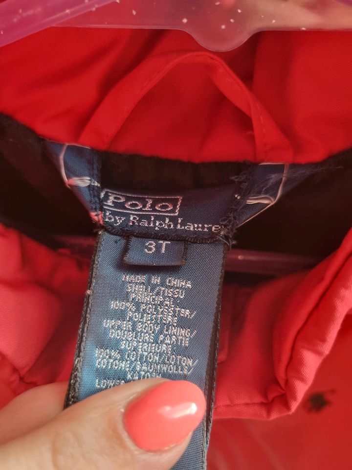 Jacke Übergangsjacke Regenjacke Polo Ralph Lauren rot in Köln