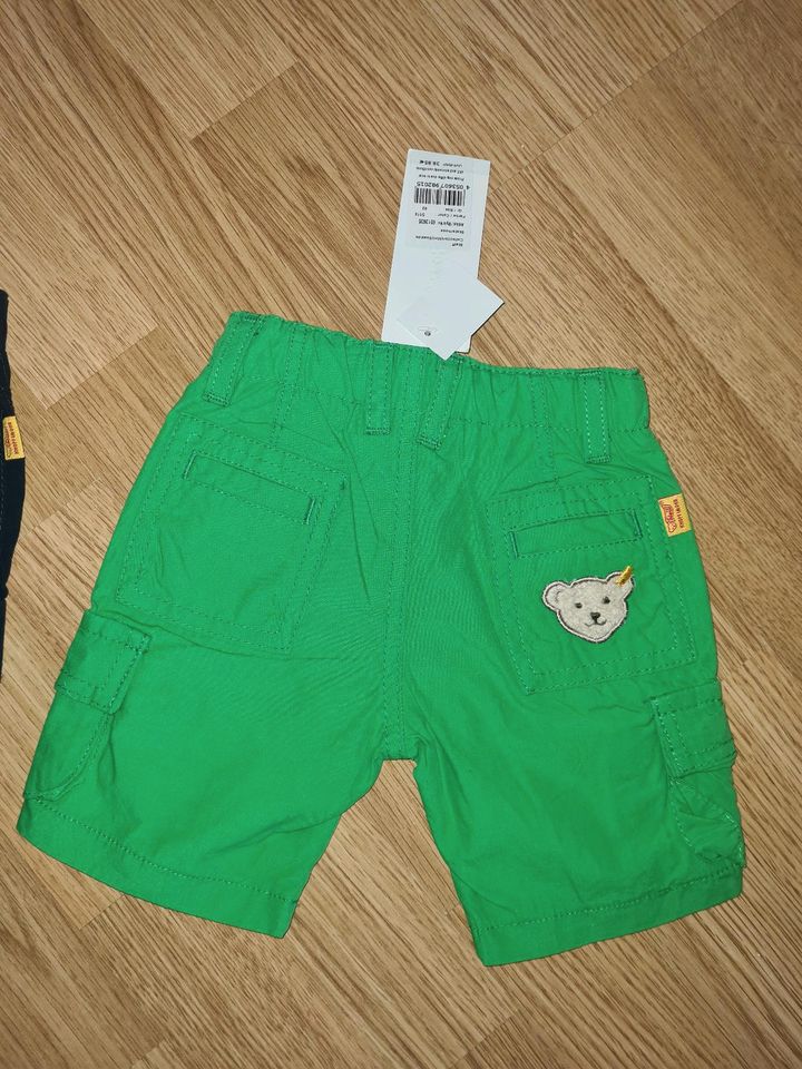 2 Steiff Hosen Shorts Gr 62 68 kurze Hose in Berlin