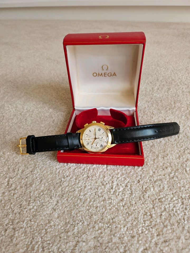 750 Gold Omega  Uhr  Louis Brandt  18 K Herrenuhr in Lilienthal