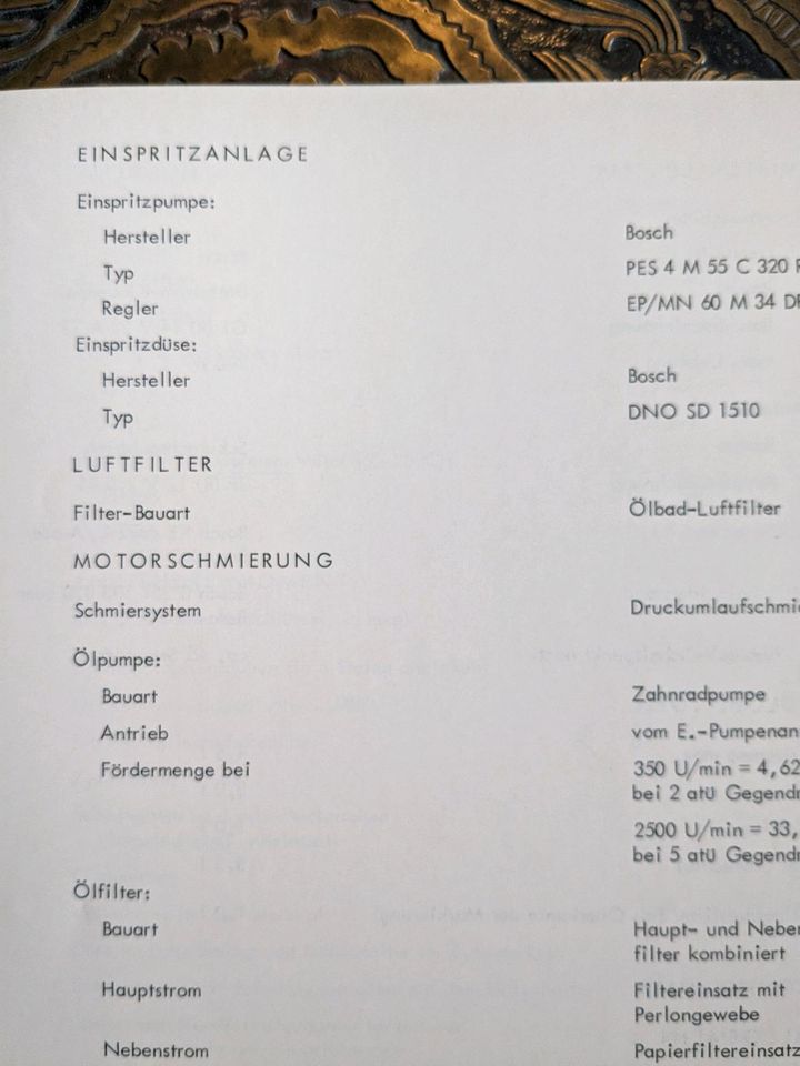 Mercedes LKW Oldtimer L 206 D L 306 D Werkstatt Handbuch in Selters