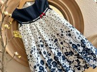 KÖNIGSMÜHLE Gr. 110 5 Kleid Sommerkleid ALinie blau weiß Bayern - Gaukönigshofen Vorschau