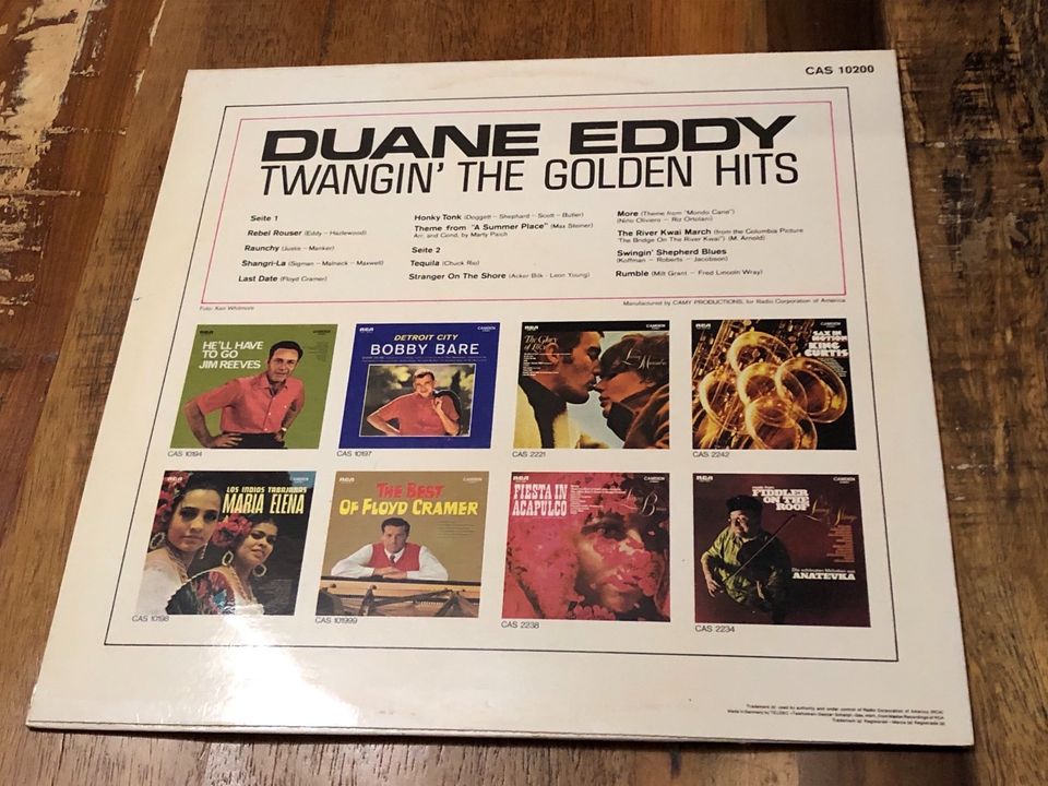 Schallplatte LP Duane Eddy Twangin the golden Hits RCA Vinyl in Vlotho