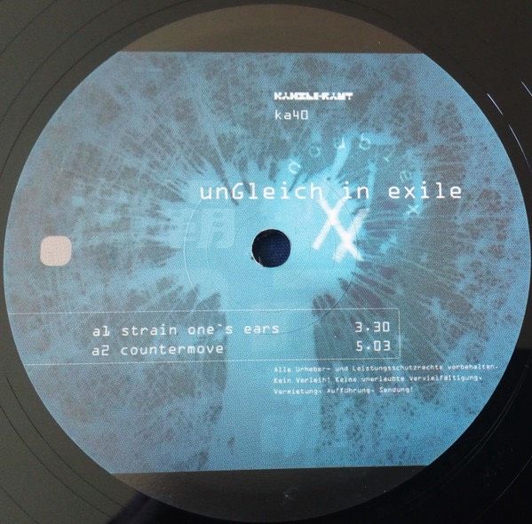 ⭐️2000 Techno Do12“⭐️KANZLERAMT40⭐️DoubleX - UnGleich in Exile⭐️ in Graben (Lechfeld)