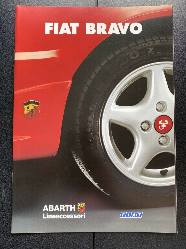 Prospekt Abarth Lineaccessori Zubehör für Fiat Bravo 12/96 in  Nordrhein-Westfalen - Mettmann