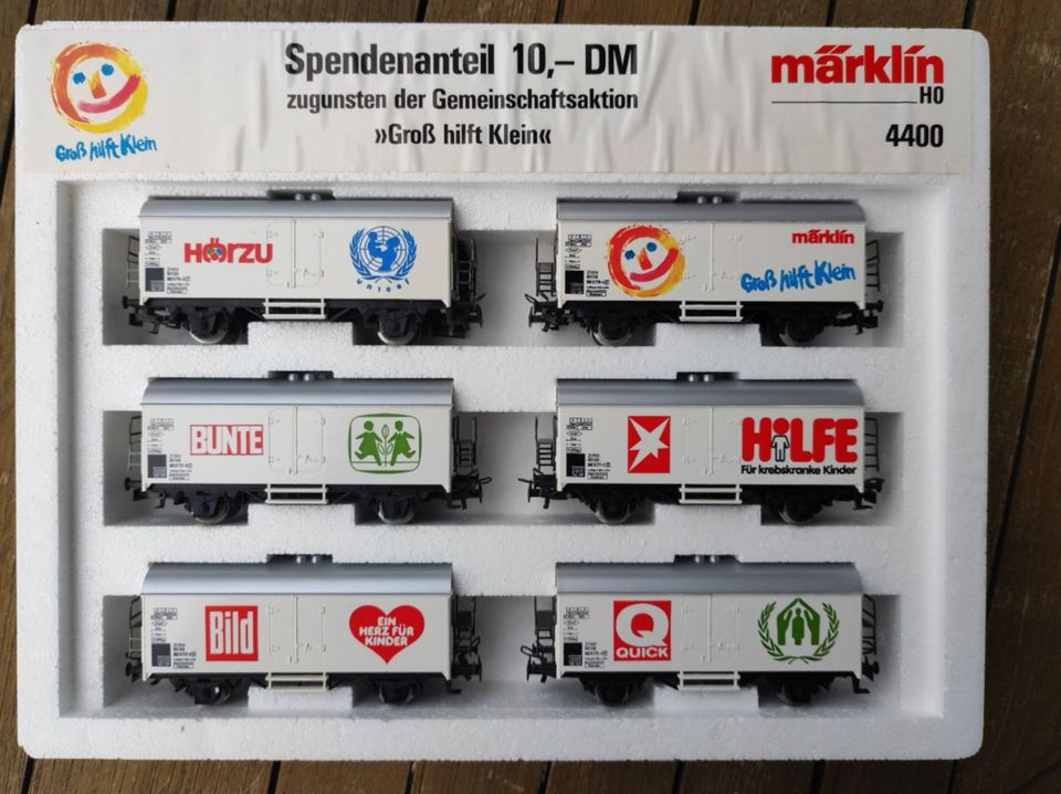 H0 Märklin 4400 6 Güterwagen Groß hilft Klein in Bottrop