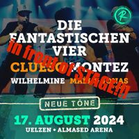 5 Tickets Uelzen Open R Festival 17.08.24 Fantastischen Vier Niedersachsen - Winsen (Luhe) Vorschau