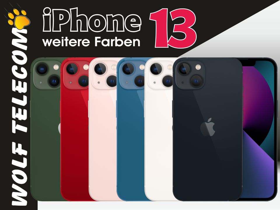 Apple iPhone 13 128GB alpine green / grün MNGK3ZD/A Neu m. RG 19% in Andernach