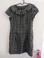 Grau-kariertes, kurzes Kleid in Größe 38 Niedersachsen - Lilienthal Vorschau