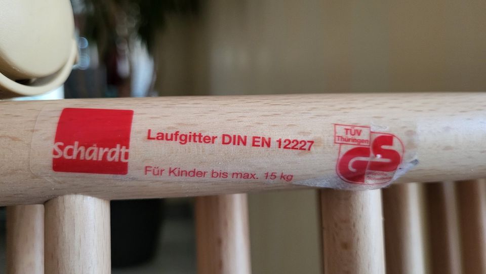 Laufgitter / Laufstall / höhenverstellbar / Schardt ca 100x100x70 in Am Ettersberg