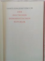 Familiengesetzbuch der DDR Niedersachsen - Küsten Vorschau