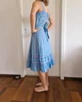 Kleid Vintage 80er Sommer, Gr. 38 Baumwolle blau floral Bayern - Eschenbach Vorschau