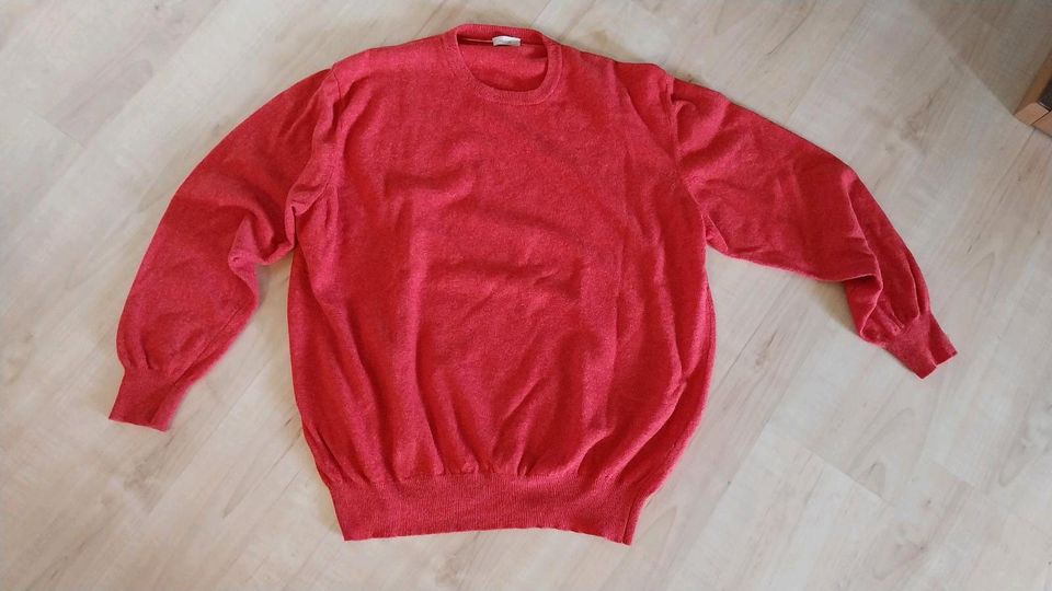 van Laack Pullover Gr. 56  - rot - extrafeine Merino Wolle in München