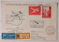 1958 Österreich Wien- Zürich AUA Flugpost Reco-Brief Nordrhein-Westfalen - Velbert Vorschau