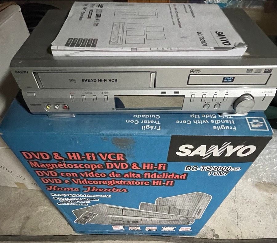 DVD HiFi VCR Sanyo Surround an Bastler in Hessisch Lichtenau