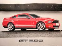 Ford Mustang GT 500 Shelby Cobra selbstgemaltes Bild Unikat Niedersachsen - Friesoythe Vorschau