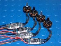 EMAX MT3506 650KV Brushless für Quad und Multicopter 4 Stück Bayern - Gauting Vorschau