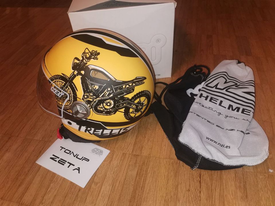 NZI Tonup Zeta Helm Jethelm Graphics Gr XL NEU NP: 149€ in Steyerberg