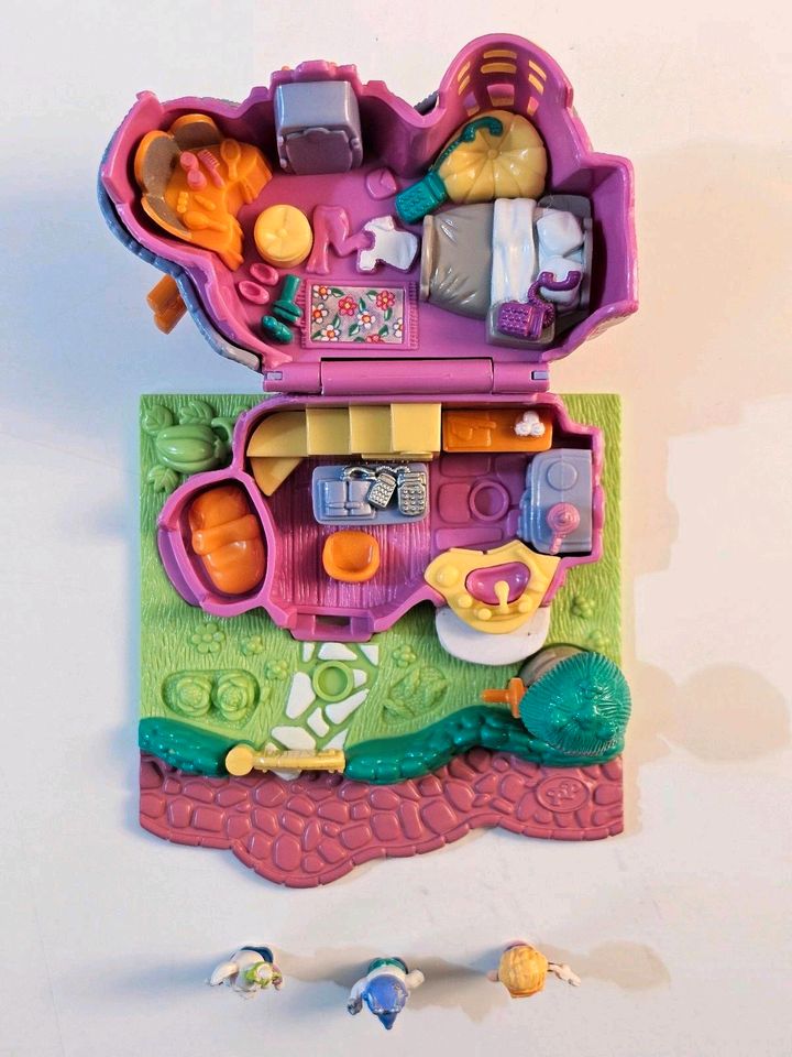 Vintage POLLY POCKET 1994 Hasenhaus Wonderland Blue Bird vollst. in Weingarten