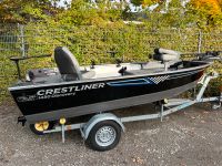 Crestliner Discovery 1450 Tiller Aluminium Angelboot Elektro Nordrhein-Westfalen - Recklinghausen Vorschau