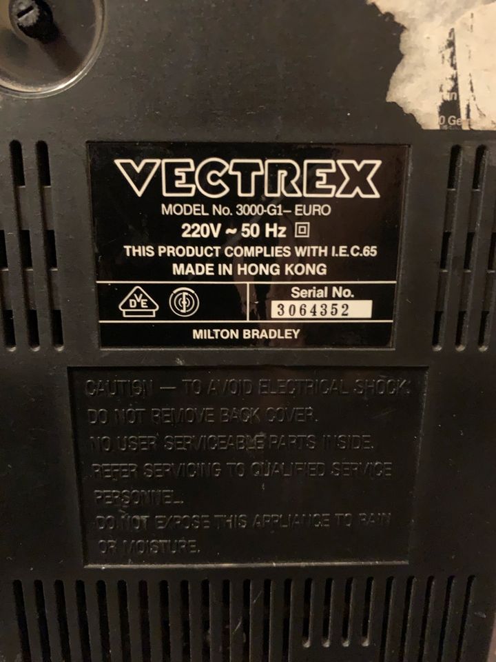 Vectrex Spielekonsole aus den 80ern von MB in Burscheid