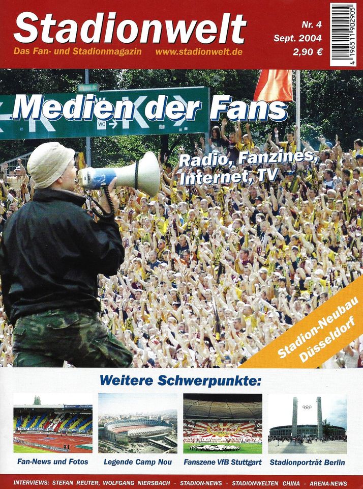 Stadionwelt Magazine 2004/2005 - Nr. 1-11 - Neuwertiger Zustand! in Saarbrücken