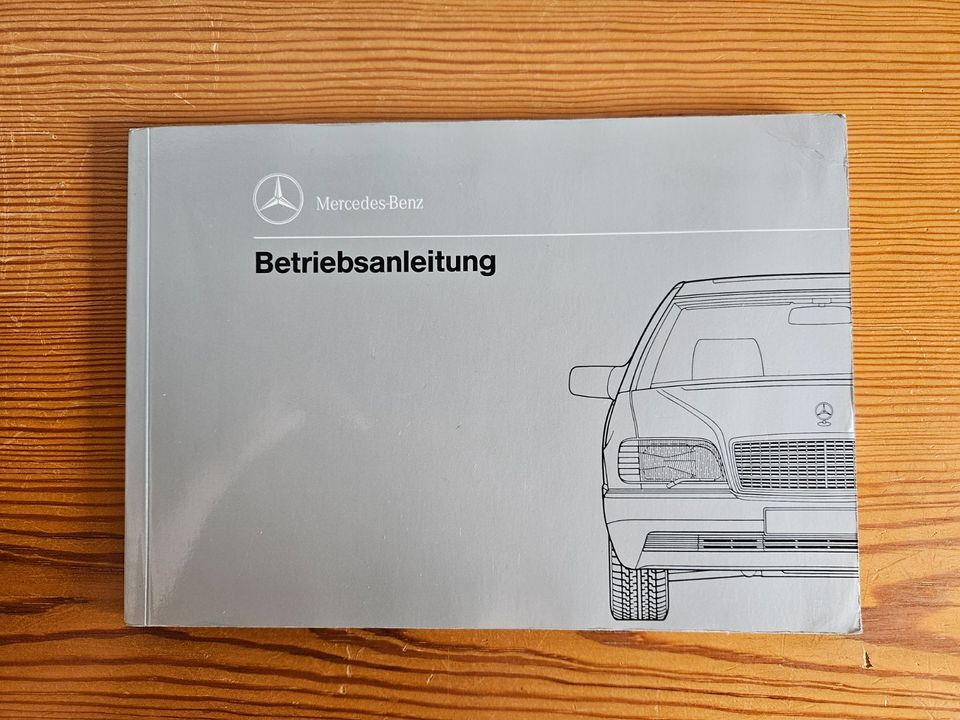 Mercedes W140 600 SE/SEL V12 Bord-Mappe mit Betriebsanleitungen in Siegen