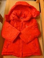 Warme rote Winterjacke Mädchen warmer Kragen + Kapuze. Größe  86 Nordrhein-Westfalen - Rüthen Vorschau