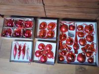 Christbaumkugeln, Weihnachtskugeln, glas, rot, Retro, 38 Teile Nordrhein-Westfalen - Lindlar Vorschau